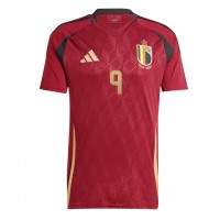 Maglia Calcio Belgio Leandro Trossard #9 Prima Divisa Europei 2024 Manica Corta